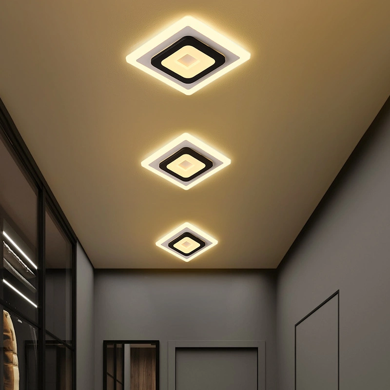 Factory Wholesale Round Square Shape Roof Light Indoor Room Decorate LED Ceiling Light