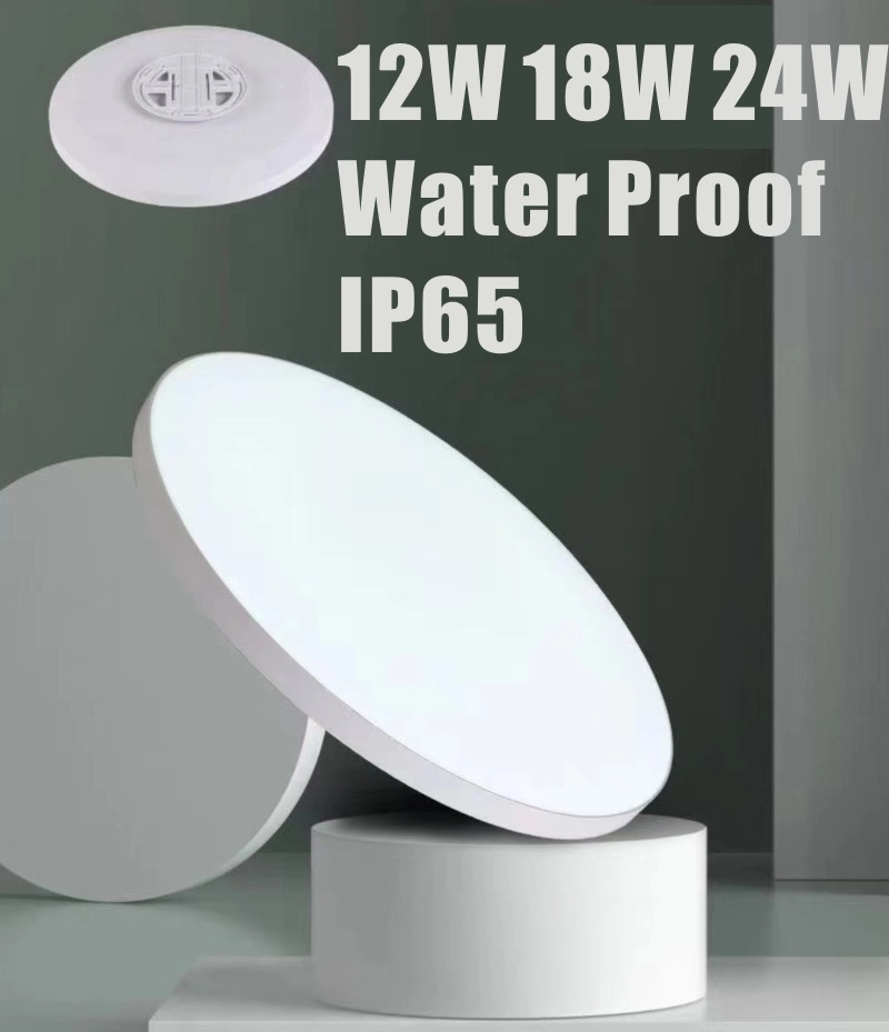 2022 New Smart WiFi RGB Waterproof LED Lamp Fixture 12W 18W 28W Circular Surface Mounted Ceiling Light